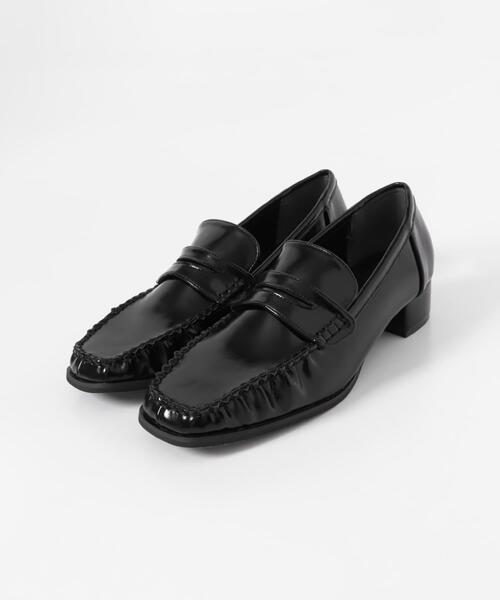 セール】メタリックギャザーローファー（ローファー）｜SENSE OF PLACE