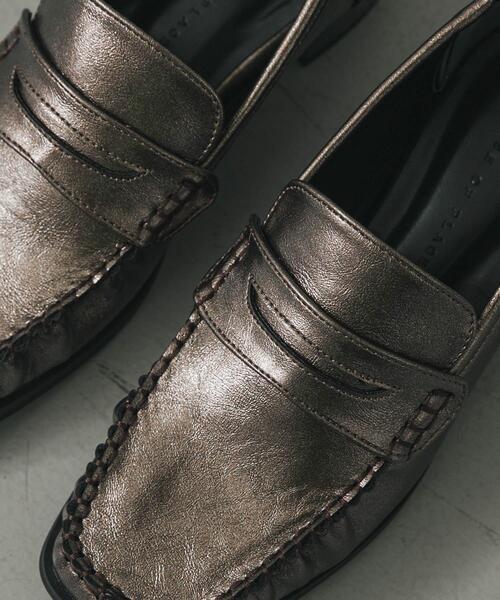 SENSE OF PLACE by URBAN RESEARCH（センスオブプレイスバイアーバンリサーチ）の「メタリックギャザーローファー（ローファー・レディース・ブロンズ/ブラック・SMALL/MEDIUM/LARGE）」の15枚目の写真