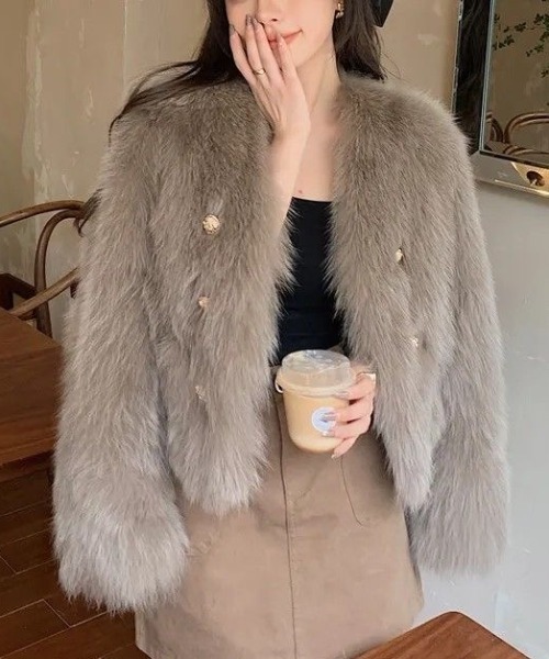 セール】フェミニンファージャケット（ノーカラージャケット）｜gossip