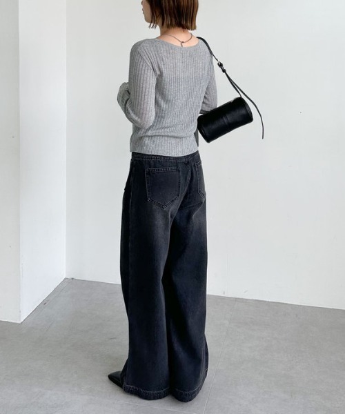 archives（アルシーヴ）の「ハリヌキリブシアーニットカーディガン（カーディガン/ボレロ・レディース・アイボリー/ブラック/グレー・MEDIUM）」の11枚目の写真