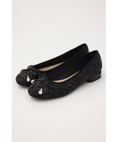 STACCATO(スタッカート)の「パリスパールフラット(バレエシューズ・レディース・ブラック系その他/ブラック・23cm/23.5cm/24cm/22.5cm/24.5cm)」の1枚目の写真