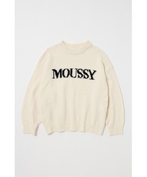MOUSSY | 【ZOZO・一部店舗限定】MOLE MOUSSY LOGO KNIT / モールマウジーロゴニット(ニット/セーター)