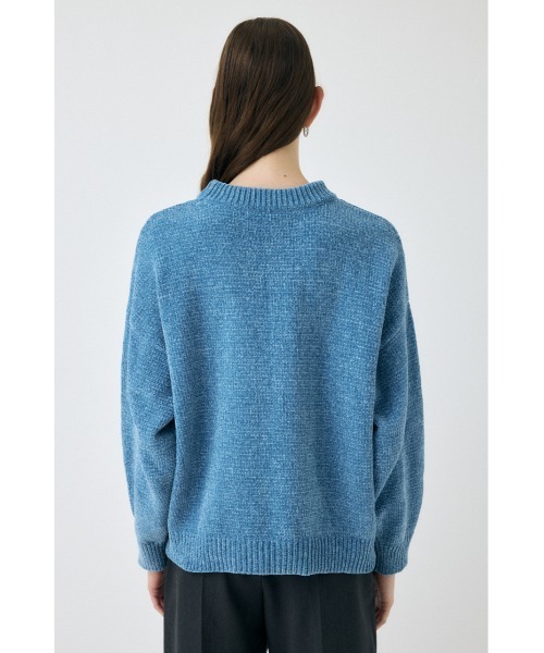 MOUSSY（マウジー）の「【ZOZO・一部店舗限定】MOLE MOUSSY LOGO KNIT / モールマウジーロゴニット（ニット/セーター・レディース・ブラック/ブルー/アイボリー/ネイビー・FREE）」の10枚目の写真