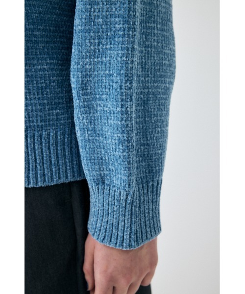 MOUSSY（マウジー）の「【ZOZO・一部店舗限定】MOLE MOUSSY LOGO KNIT / モールマウジーロゴニット（ニット/セーター・レディース・ブラック/ブルー/アイボリー/ネイビー・FREE）」の13枚目の写真