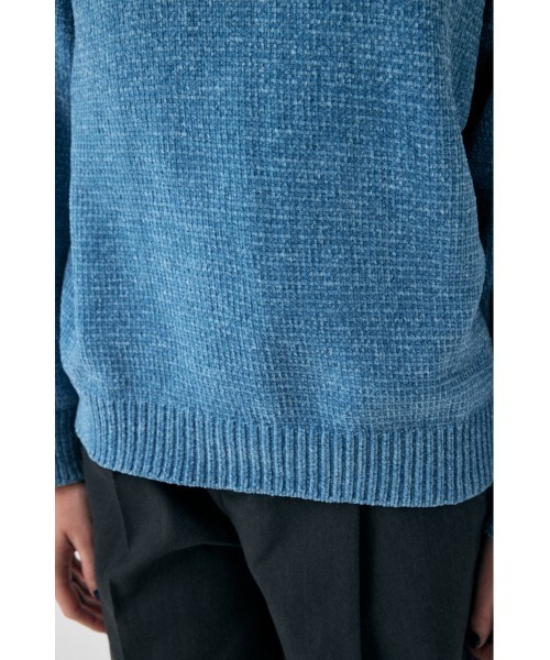 MOUSSY（マウジー）の「【ZOZO・一部店舗限定】MOLE MOUSSY LOGO KNIT / モールマウジーロゴニット（ニット/セーター・レディース・ブラック/ブルー/アイボリー/ネイビー・FREE）」の14枚目の写真