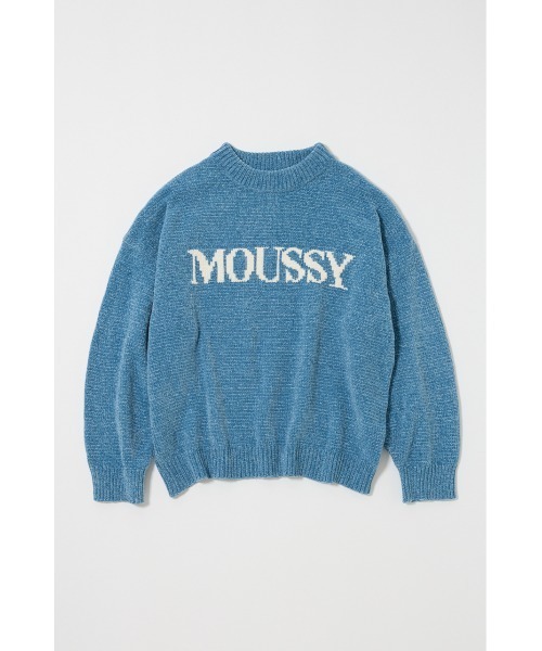 MOUSSY（マウジー）の「【ZOZO・一部店舗限定】MOLE MOUSSY LOGO KNIT / モールマウジーロゴニット（ニット/セーター・レディース・ブラック/ブルー/アイボリー/ネイビー・FREE）」の15枚目の写真