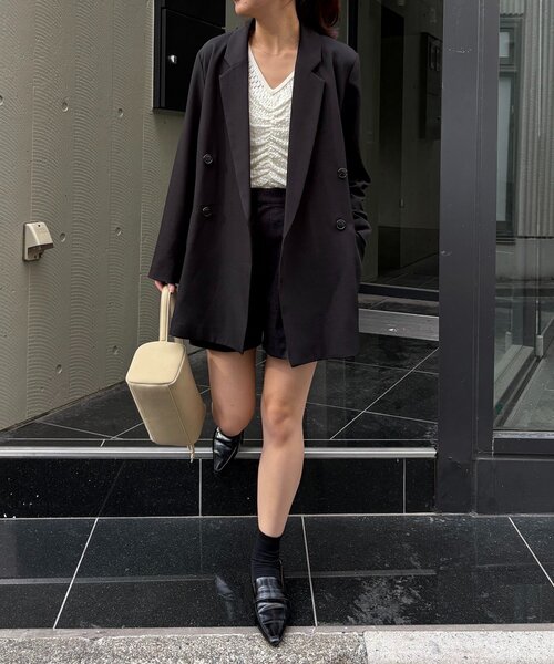 【CAPRICIEUX LE'MAGE 】Wテーラージャケット Wテーラージャケット（テーラードジャケット）｜CAPRICIEUX LE'MAGE