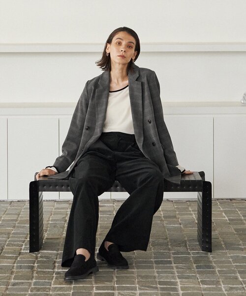 カプリシューレマージュ　Wテーラージャケット Wテーラージャケット（テーラードジャケット）｜CAPRICIEUX LE'MAGE