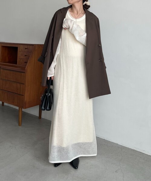 【CAPRICIEUX LE'MAGE 】Wテーラージャケット Wテーラージャケット（テーラードジャケット）｜CAPRICIEUX LE