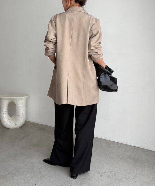 即納【CAPRICIEUX LE'MAGE】ライトテーラージャケット ブラック 即納【CAPRICIEUX LE'MAGE】ライトテーラージャケット ブラック