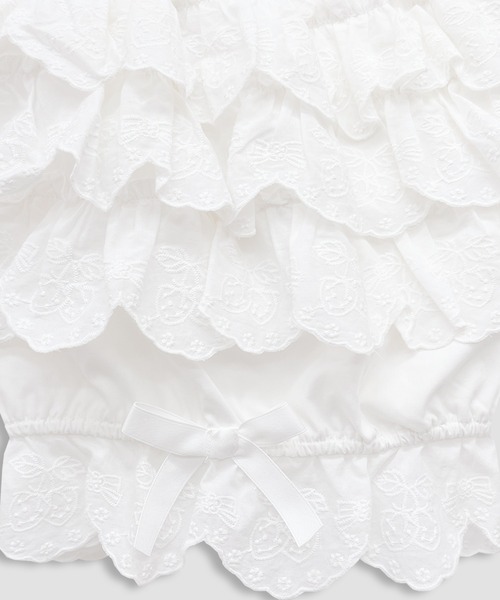 Honey Cinnamon(ハニーシナモン)の「コットンレースふりふりパンツ(その他パンツ・レディース・ホワイト・FREE)」の6枚目の写真