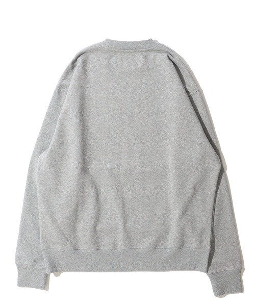 UNIVERSAL OVERALL(ユニバーサルオーバーオール)の「【UNIVERSAL OVERALL】CVC FLEECE GRAPHIC PRINT SWEAT PULLOVER / CVC裏毛 グラフィックプリント スウェットプルオーバー(スウェット・メンズ・オートミール/ミント/グレー・SMALL/MEDIUM/LARGE/X-LARGE)」の5枚目の写真