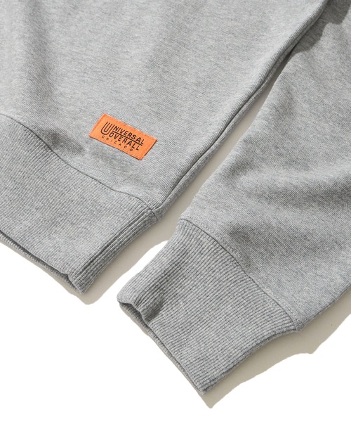 UNIVERSAL OVERALL(ユニバーサルオーバーオール)の「【UNIVERSAL OVERALL】CVC FLEECE GRAPHIC PRINT SWEAT PULLOVER / CVC裏毛 グラフィックプリント スウェットプルオーバー(スウェット・メンズ・オートミール/ミント/グレー・SMALL/MEDIUM/LARGE/X-LARGE)」の12枚目の写真