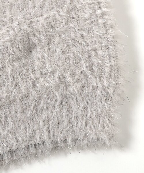 apres les cours（アプレレクール）の「【ジュニア対応】ラメシャギーニットベスト（ニット/セーター・キッズ・グレー・140/120/100）」の10枚目の写真