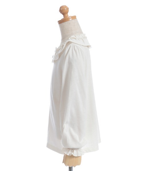 axes femme（アクシーズファム）の「リボン×フリルトップス（Tシャツ/カットソー・キッズ・ブラック/キナリ・LARGE/X-LARGE/MEDIUM）」の16枚目の写真