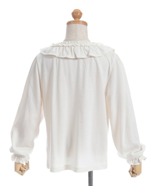 axes femme（アクシーズファム）の「リボン×フリルトップス（Tシャツ/カットソー・キッズ・ブラック/キナリ・LARGE/X-LARGE/MEDIUM）」の17枚目の写真