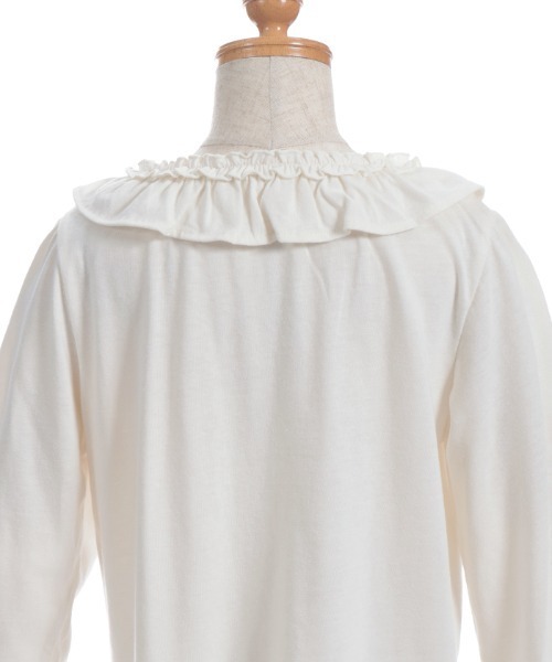 axes femme（アクシーズファム）の「リボン×フリルトップス（Tシャツ/カットソー・キッズ・ブラック/キナリ・LARGE/X-LARGE/MEDIUM）」の10枚目の写真