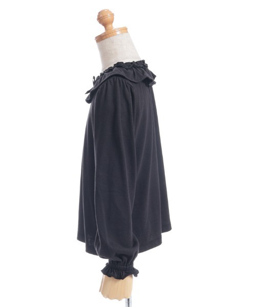 axes femme（アクシーズファム）の「リボン×フリルトップス（Tシャツ/カットソー・キッズ・ブラック/キナリ・LARGE/X-LARGE/MEDIUM）」の14枚目の写真