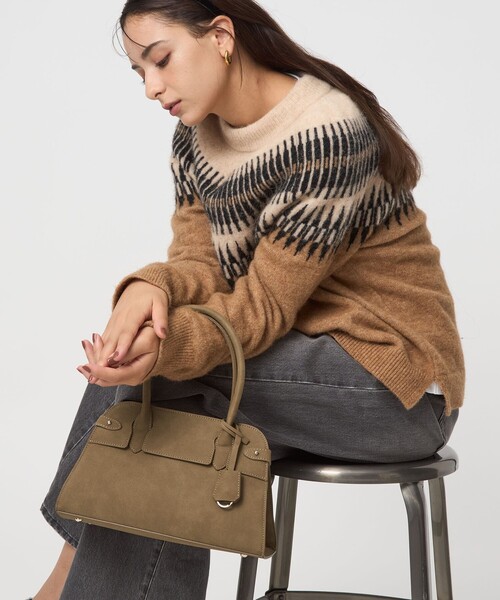 green label relaxing（グリーンレーベルリラクシング）の「ボストンバッグ（ボストンバッグ・レディース・ベージュ/ダークブラウン/ブラック・FREE）」の3枚目の写真