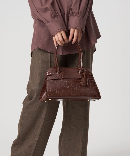 green label relaxing（グリーンレーベルリラクシング）の「ボストンバッグ（ボストンバッグ・レディース・ベージュ/ダークブラウン/ブラック・FREE）」の22枚目の写真