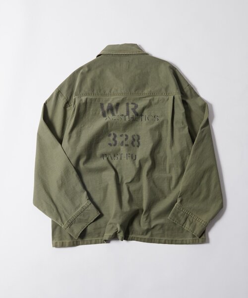 WHO'S WHO gallery(フーズフーギャラリー)の「FromVintage ファティーグジャケット(ミリタリージャケット・メンズ・グリーン/カーキ・FREE)」の11枚目の写真