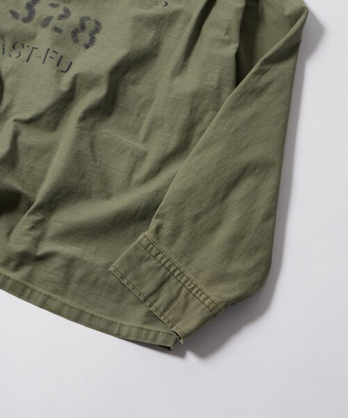 WHO'S WHO gallery(フーズフーギャラリー)の「FromVintage ファティーグジャケット(ミリタリージャケット・メンズ・グリーン/カーキ・FREE)」の13枚目の写真