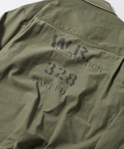 WHO'S WHO gallery(フーズフーギャラリー)の「FromVintage ファティーグジャケット(ミリタリージャケット・メンズ・グリーン/カーキ・FREE)」の14枚目の写真