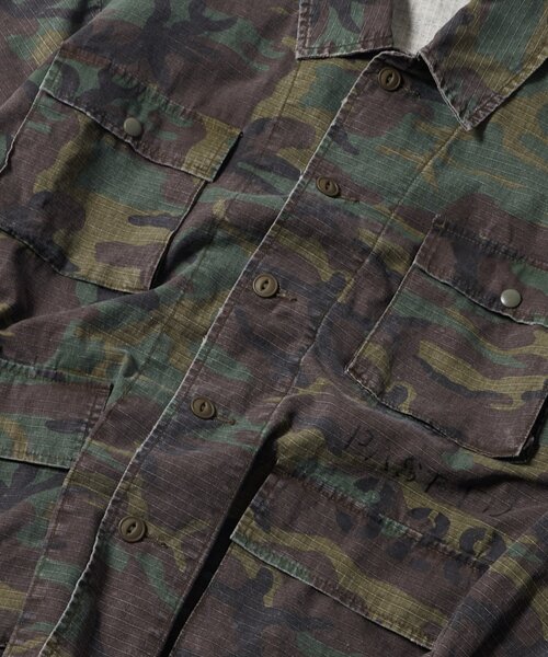 WHO'S WHO gallery(フーズフーギャラリー)の「FromVintage ファティーグジャケット(ミリタリージャケット・メンズ・グリーン/カーキ・FREE)」の18枚目の写真