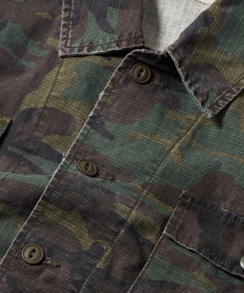 WHO'S WHO gallery(フーズフーギャラリー)の「FromVintage ファティーグジャケット(ミリタリージャケット・メンズ・グリーン/カーキ・FREE)」の20枚目の写真