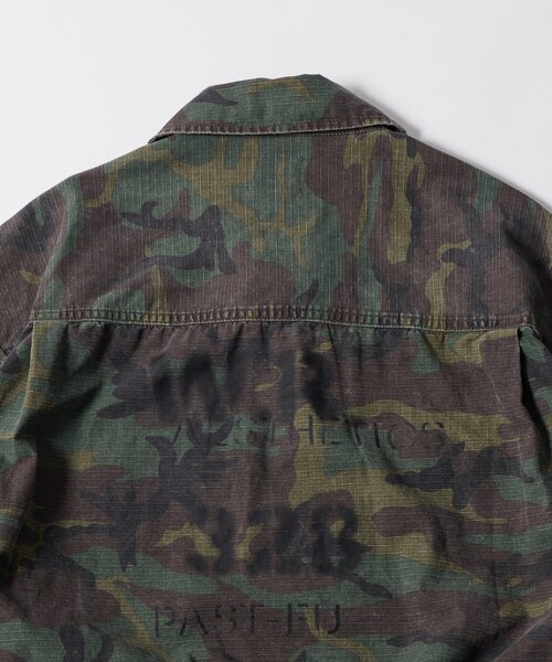WHO'S WHO gallery(フーズフーギャラリー)の「FromVintage ファティーグジャケット(ミリタリージャケット・メンズ・グリーン/カーキ・FREE)」の22枚目の写真