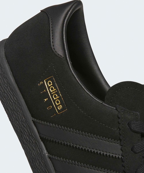 adidas(アディダス)の「adidas/アディダス STADT スリーストライプ ロープロスニーカー 秋 秋服 2026年秋冬(スニーカー・メンズ・ダークブラウン/ブラック/シルバー・28/27.5/27/26.5/26/24.5/24/23.5/23/25/25.5)」の4枚目の写真