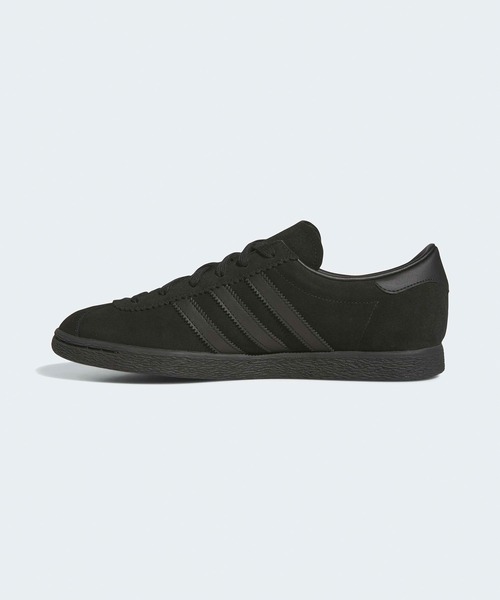 adidas(アディダス)の「adidas/アディダス STADT スリーストライプ ロープロスニーカー 秋 秋服 2026年秋冬(スニーカー・メンズ・ダークブラウン/ブラック/シルバー・28/27.5/27/26.5/26/24.5/24/23.5/23/25/25.5)」の6枚目の写真