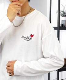 ハート ロゴ」に該当するレディースのTシャツ/カットソー（ホワイト