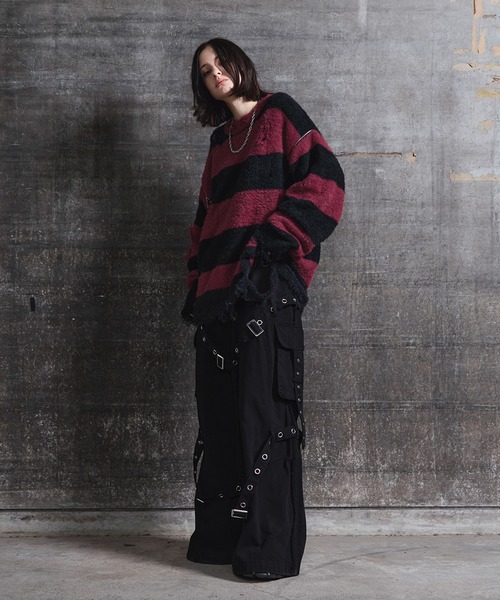 ERAR（エラー）の「【ERAR】ヴィンテージライクスプレー加工ベルト