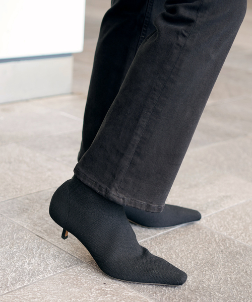 AP STUDIO（エーピーストゥディオ）の「【NEOUS/ネオアス】IDRA KNIT BOOTS（ブーツ・レディース・ブラック・36/37/38/39）」の6枚目の写真