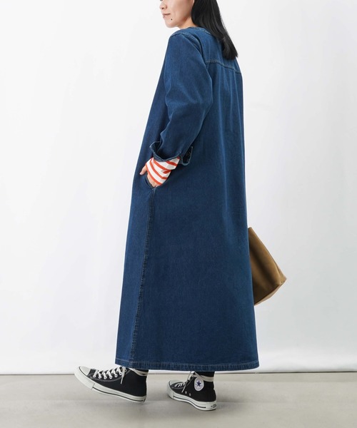 LC/LLL 前釦開きデニムワンピース（ワンピース）｜LUCA/LADY LUCK LUCA