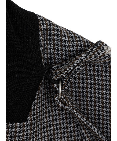 BONBOM×Ameri HOUNDSTOOTH GARTER JACKET新品 BONBOM×Ameri HOUNDSTOOTH GARTER JACKET（テーラードジャケット