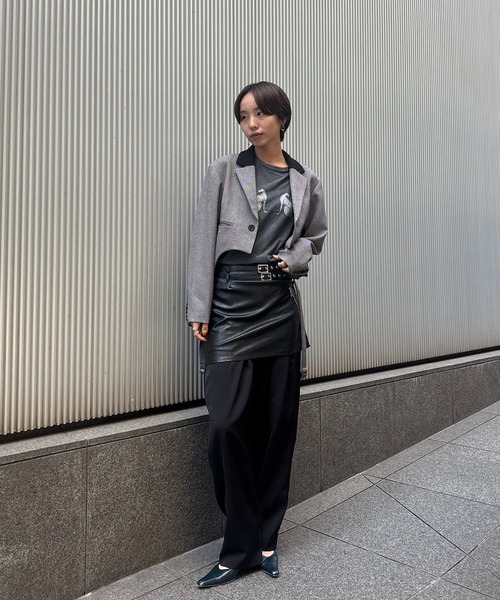 BONBOM（ボンボム）の「BONBOM×Ameri HOUNDSTOOTH GARTER JACKET