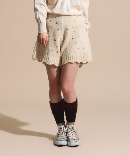 セール】アイレット ニット ショートパンツ（その他パンツ）｜BEAMS