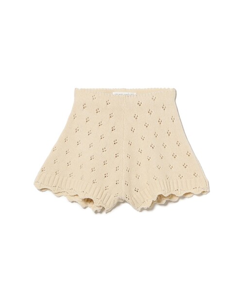 BEAMS COUTURE(ビームスクチュール)の「アイレット ニット ショートパンツ(その他パンツ・レディース・ブラウン系その他3/オフホワイト・ONE SIZE)」の20枚目の写真
