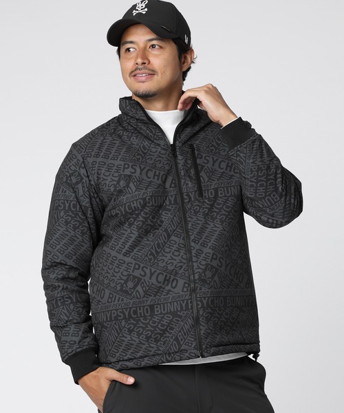 GOLF]総柄フォントロゴ リバーシブルブルゾン（ブルゾン）｜Psycho