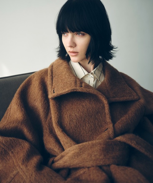 スタンドカラーマキシコート（ステンカラーコート）｜ADAM ET ROPE