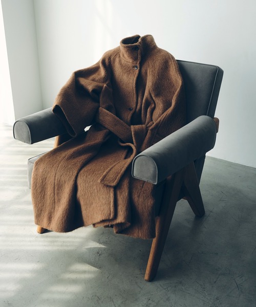 スタンドカラーマキシコート（ステンカラーコート）｜ADAM ET ROPE