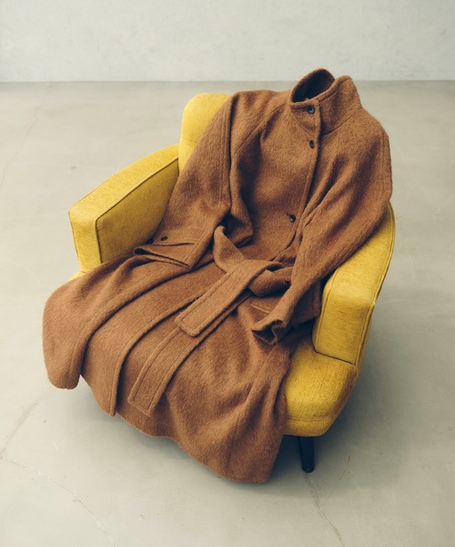 スタンドカラーマキシコート（ステンカラーコート）｜ADAM ET ROPE