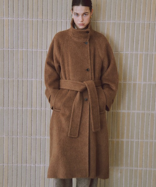スタンドカラーマキシコート（ステンカラーコート）｜ADAM ET ROPE