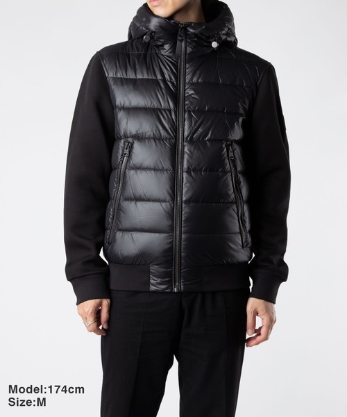 Mackage（マッカージュ）の「Mackage MCK FRANK-R Hooded Ready To Wear Jacket マッカージュ ダウンジャケット（ダウンジャケット/コート・メンズ・ブラック/ネイビー・MEDIUM/LARGE）」の3枚目の写真