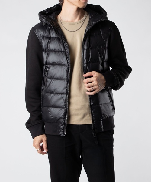 Mackage（マッカージュ）の「Mackage MCK FRANK-R Hooded Ready To Wear Jacket マッカージュ ダウンジャケット（ダウンジャケット/コート・メンズ・ブラック/ネイビー・MEDIUM/LARGE）」の4枚目の写真