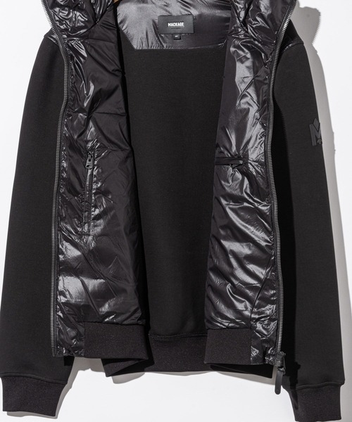 Mackage（マッカージュ）の「Mackage MCK FRANK-R Hooded Ready To Wear Jacket マッカージュ ダウンジャケット（ダウンジャケット/コート・メンズ・ブラック/ネイビー・MEDIUM/LARGE）」の13枚目の写真