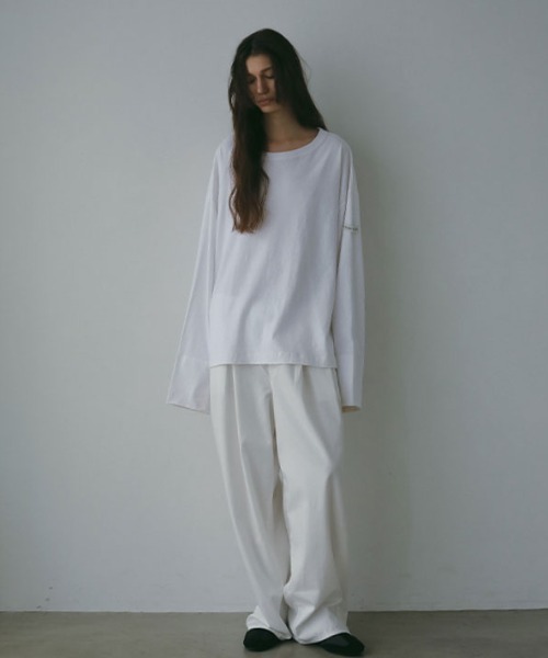 ETRE TOKYO❤︎カットオフカフスロンTee 美品 ETRE TOKYO（エトレトウキョウ）の「カットオフカフスロンTee（Tシャツ