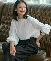 LACOSTE（ラコステ）の「【オンライン限定】LACOSTE バルーンスリーブ サイドスリット オーバーサイズTシャツ（Tシャツ/カットソー）」